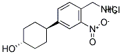 N-(TRANS-4-HYDROXYCYCLOHEXYL)2-NITROBENZYLAMINE HCL Struktur