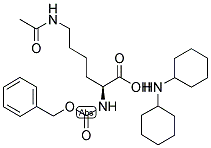 Z-LYS(AC)-OH DCHA Struktur