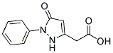 (5-OXO-1-PHENYL-2,5-DIHYDRO-1H-PYRAZOL-3-YL)ACETIC ACID Struktur