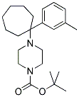 4-(1-M-TOLYL-CYCLOHEPTYL)-PIPERAZINE-1-CARBOXYLIC ACID TERT-BUTYL ESTER Struktur