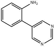 2-(5-PYRIMIDINYL)ANILINE Struktur