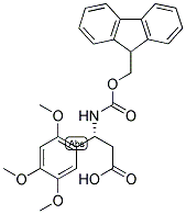 (R)-3-(9H-FLUOREN-9-YLMETHOXYCARBONYLAMINO)-3-(2,4,5-TRIMETHOXY-PHENYL)-PROPIONIC ACID Struktur