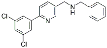 N-BENZYL-1-[6-(3,5-DICHLOROPHENYL)PYRIDIN-3-YL]METHANAMINE Struktur