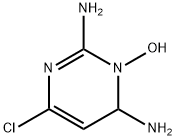 6-AMINO-4-CHLORO-1,2-DIHYDRO-1-HYDROXY-2-IMINOPYRIMIDINE Struktur