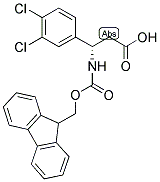 (S)-3-(3,4-DICHLORO-PHENYL)-3-(9H-FLUOREN-9-YLMETHOXYCARBONYLAMINO)-PROPIONIC ACID Struktur