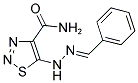 5-[(2E)-2-BENZYLIDENEHYDRAZINO]-1,2,3-THIADIAZOLE-4-CARBOXAMIDE Struktur