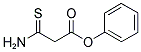 PHENYL 3-AMINO-3-THIOXOPROPANOATE Struktur