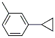 1-CYCLOPROPYL-3-METHYLBENZENE Struktur