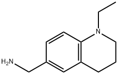 C-(1-ETHYL-1,2,3,4-TETRAHYDRO-QUINOLIN-6-YL)-METHYLAMINE Struktur