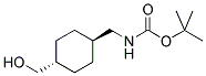 TERT-BUTYL (TRANS-4-HYDROXYMETHYLCYCLOHEXYLMETHYL)CARBAMATE Struktur