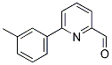 6-(3-METHYLPHENYL)PYRIDINE-2-CARBALDEHYDE Struktur