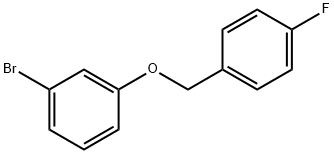 3-(4-FLUOROBENZYLOXY)-BROMOBENZENE Struktur