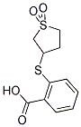 2-[(1,1-DIOXIDOTETRAHYDROTHIEN-3-YL)THIO]BENZOIC ACID Struktur