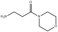 3-AMINO-1-MORPHOLIN-4-YL-PROPAN-1-ONE Struktur