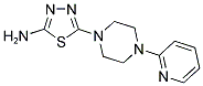 5-(4-PYRIDIN-2-YLPIPERAZIN-1-YL)-1,3,4-THIADIAZOL-2-AMINE Struktur