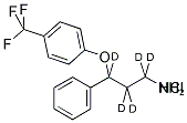 NORFLUOXETINE-D5 HCL Struktur