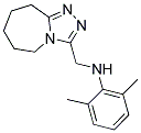 (2,6-DIMETHYL-PHENYL)-(6,7,8,9-TETRAHYDRO-5H-[1,2,4]TRIAZOLO[4,3-A]AZEPIN-3-YLMETHYL)-AMINE Struktur