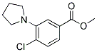 4-CHLORO-3-PYRROLIDIN-1-YL-BENZOIC ACID METHYL ESTER Struktur