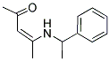 4-[(1-PHENYLETHYL)AMINO]-3-PENTEN-2-ONE Struktur