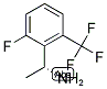 (R)-1-(2-FLUORO-6-(TRIFLUOROMETHYL)PHENYL)ETHANAMINE Struktur