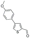 4-(4-METHOXYPHENYL)-2-THIOPHENECARBALDEHYDE Struktur