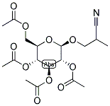 2,3,4,6-TETRA-O-ACETYL LINAMARIN Struktur