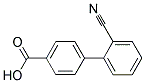 2'-CYANO[1,1'-BIPHENYL]-4-CARBOXYLIC ACID Struktur