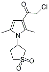 2-CHLORO-1-[1-(1,1-DIOXIDOTETRAHYDROTHIEN-3-YL)-2,5-DIMETHYL-1H-PYRROL-3-YL]ETHANONE Struktur