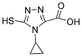 4-CYCLOPROPYL-5-MERCAPTO-4H-1,2,4-TRIAZOLE-3-CARBOXYLIC ACID Struktur