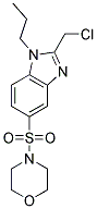 2-(CHLOROMETHYL)-5-(MORPHOLIN-4-YLSULFONYL)-1-PROPYL-1H-BENZIMIDAZOLE Struktur