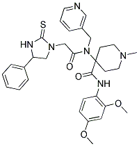 N-(2,4-DIMETHOXYPHENYL)-1-METHYL-4-(2-(4-PHENYL-2-THIOXOIMIDAZOLIDIN-1-YL)-N-(PYRIDIN-3-YLMETHYL)ACETAMIDO)PIPERIDINE-4-CARBOXAMIDE Struktur