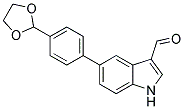 5-[4-(1,3-DIOXOLAN-2-YL)PHENYL]-1H-INDOLE-3- CARBALDEHYDE Struktur