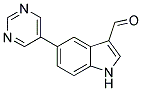 5-(5-PYRIMIDINYL)-1H-INDOLE-3-CARBALDEHYDE Struktur