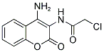 N-(4-AMINO-2-OXO-2H-CHROMEN-3-YL)-2-CHLORO-ACETAMIDE Struktur