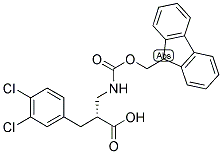 (R)-3-(3,4-DICHLORO-PHENYL)-2-[(9H-FLUOREN-9-YLMETHOXYCARBONYLAMINO)-METHYL]-PROPIONIC ACID Struktur