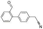 (2'-FORMYL[1,1'-BIPHENYL]-4-YL)ACETONITRILE Struktur