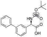 (R)-BIPHENYL-3-YL-TERT-BUTOXYCARBONYLAMINO-ACETIC ACID Struktur