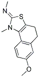 N-[(2Z)-7-METHOXY-1-METHYL-4,5-DIHYDRONAPHTHO[1,2-D][1,3]THIAZOL-2(1H)-YLIDENE]-N-METHYLAMINE Struktur