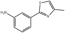 3-(4-METHYL-THIAZOL-2-YL)-PHENYLAMINE Struktur