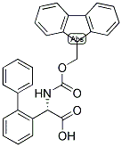 (S)-BIPHENYL-2-YL-[(9H-FLUOREN-9-YLMETHOXYCARBONYLAMINO)]-ACETIC ACID Struktur