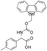 (S)-[(9H-FLUOREN-9-YLMETHOXYCARBONYLAMINO)]-P-TOLYL-ACETIC ACID Struktur