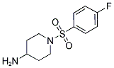 1-(4-FLUORO-BENZENESULFONYL)-PIPERIDIN-4-YLAMINE Struktur