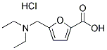 5-DIETHYLAMINOMETHYL-FURAN-2-CARBOXYLIC ACID HYDROCHLORIDE Struktur