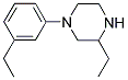 3-ETHYL-1-(3-ETHYLPHENYL)PIPERAZINE Struktur