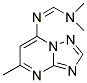 N,N-DIMETHYL-N'-(5-METHYL[1,2,4]TRIAZOLO[1,5-A]PYRIMIDIN-7-YL)IMIDOFORMAMIDE Struktur