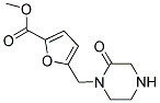 METHYL 5-[(2-OXOPIPERAZIN-1-YL)METHYL]-2-FUROATE Struktur