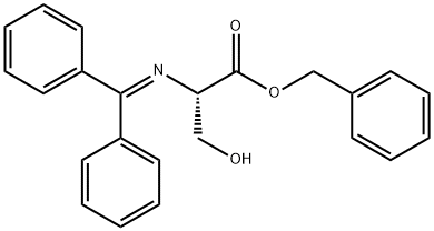 BENZYL N-(DIPHENYLMETHYLENE)-L-SERINATE Struktur