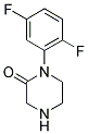 1-(2,5-DIFLUORO-PHENYL)-PIPERAZIN-2-ONE Struktur