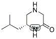 (R)-6-ISOBUTYL-PIPERAZIN-2-ONE Struktur