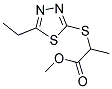 METHYL 2-[(5-ETHYL-1,3,4-THIADIAZOL-2-YL)SULFANYL]PROPANOATE Struktur